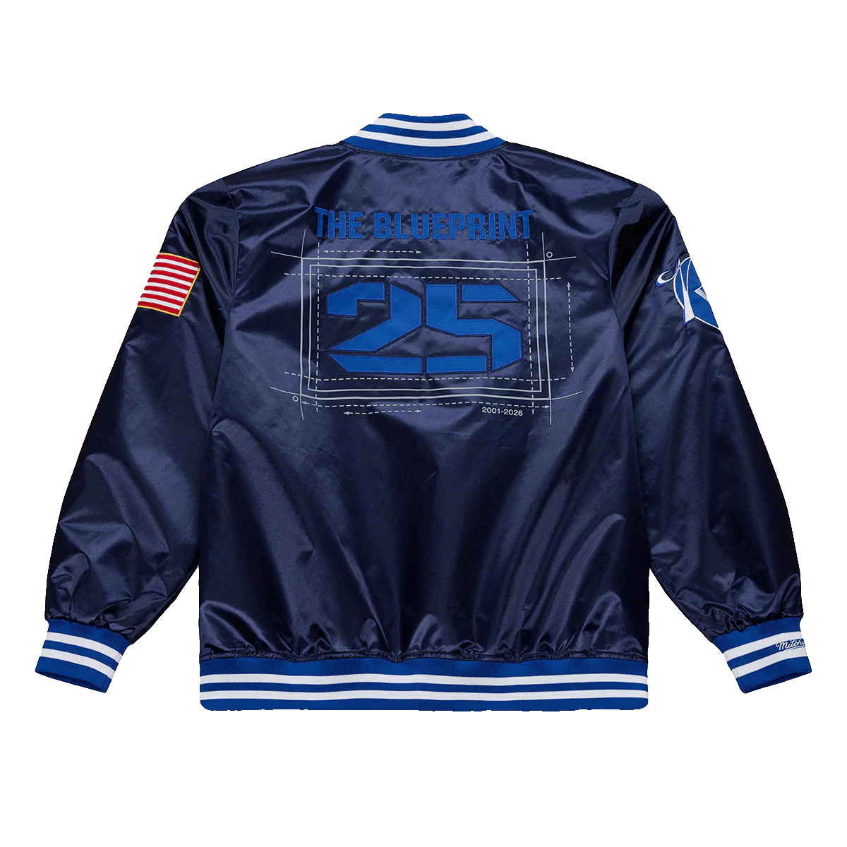 JAŸ-Z: Blueprint x Yankees - Satin Jacket - Image 2