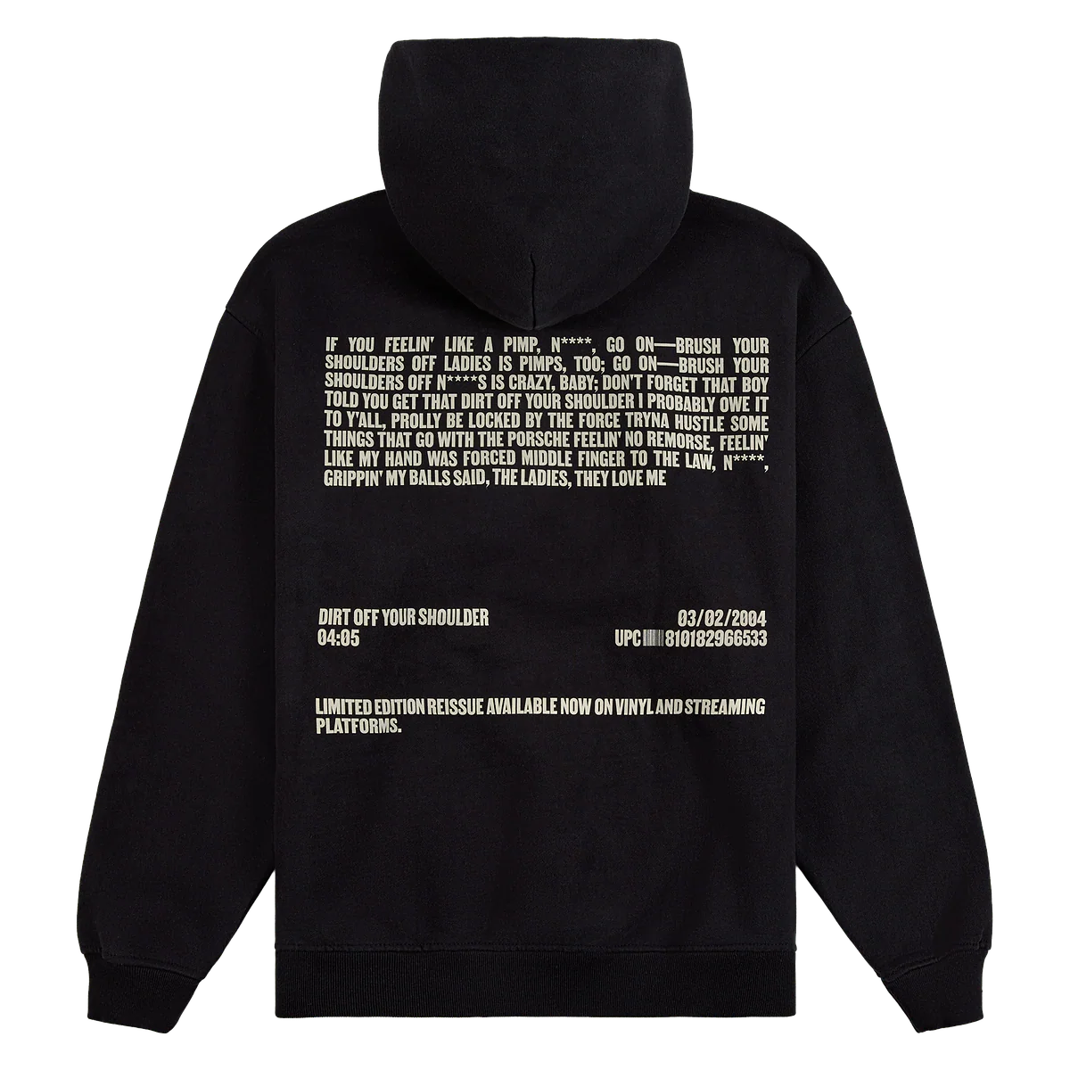 JAŸ-Z: Dirt Off Your Shoulder - Hoodie