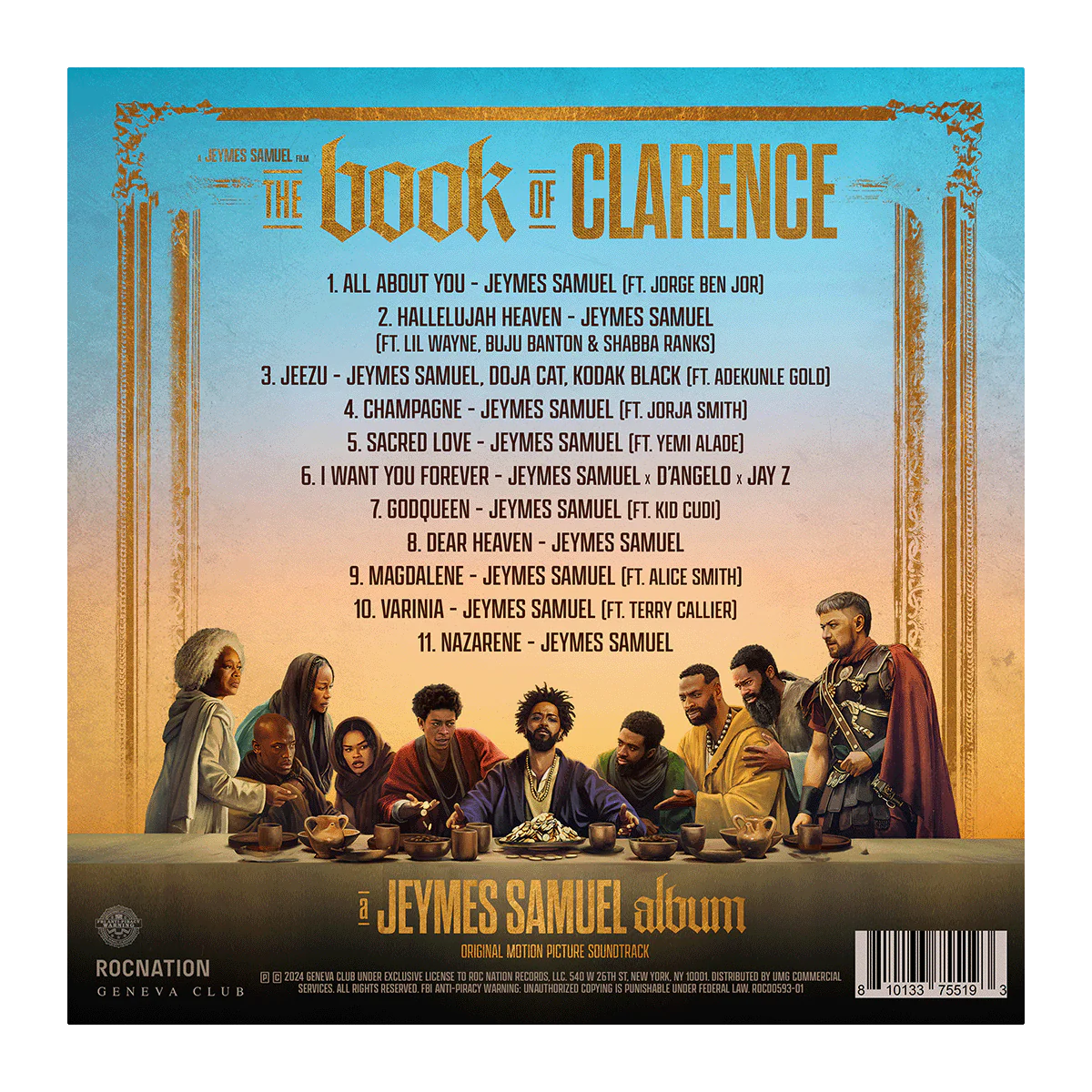 The Book of Clarence (Original Motion Picture Soundtrack): 2LP Vinyl (Gold) - Image 7